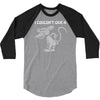 i don't i couldn't give a rats 3/4 Sleeve Shirt