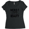 nerd.. Women's Triblend Scoop T-shirt