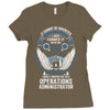 I Own It Forever The Title Operations Administrator Ladies Fitted T-Shirt