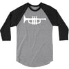trumpet funny jazz music new 3/4 Sleeve Shirt