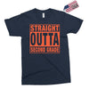 straight outta second grade Exclusive T-shirt