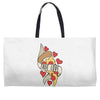 true love pizza slice Weekender Totes