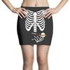 pregnant skeleton baby costume halloween maternity ninja ladies Mini Skirts