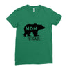 mommy bear Ladies Fitted T-Shirt