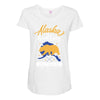alaska is calling and i must go Maternity Scoop Neck T-shirt