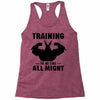Training to be Like All Might Racerback Tank
