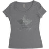 obey aku 2 Women's Triblend Scoop T-shirt