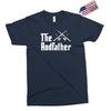the rodfather   mens funny fishing Exclusive T-shirt