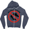 take off your shoes Zipper Hoodie