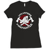 volunteer firefighter Ladies Fitted T-Shirt