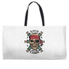 pirate zombie skull Weekender Totes