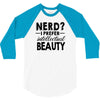 nerd.. 3/4 Sleeve Shirt