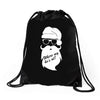 where my ho's at Drawstring Bags