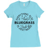 bluegrass everything else is just noise Ladies Fitted T-Shirt