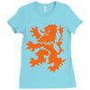lion rampant Ladies Fitted T-Shirt