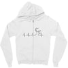 hunting heartbeat Zipper Hoodie