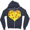 pizza lover Zipper Hoodie