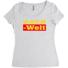 rauh welt Women's Triblend Scoop T-shirt