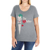 the hafather Ladies Curvy T-Shirt