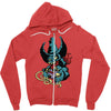 zombie gamers Zipper Hoodie