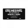 engineering it's as easy as riding a bike License Plate