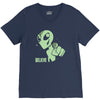 alien believe space sci fi ufo nerd V-Neck Tee
