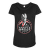 i am president Maternity Scoop Neck T-shirt