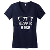 klopp is a red funny Women's V-Neck T-Shirt