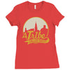 a tribe called quest city skyline atcq Ladies Fitted T-Shirt