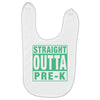 straight outta pre k Baby Bibs