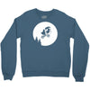 moon alien predator Crewneck Sweatshirt