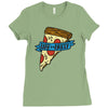 life is a pizza party Ladies Fitted T-Shirt