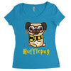 Hufflepug Women's Triblend Scoop T-shirt