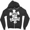 dad   you are my missing piece Zipper Hoodie