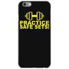 safe sex train gym workout funny gift iPhone 6/6s Case