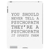 psychopath iPad 3 and 4 Case