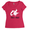 witch halloween fancy Women's Triblend Scoop T-shirt
