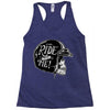 hi girl... ride with me! Racerback Tank