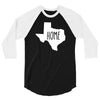 home texas outline 3/4 Sleeve Shirt