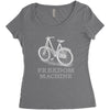 freedom machine Women's Triblend Scoop T-shirt