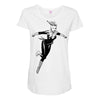 captain marvel 8 Maternity Scoop Neck T-shirt