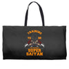 training to be the strongest super saiyan Weekender Totes