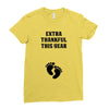 Extra Thankful This Year Ladies Fitted T-Shirt