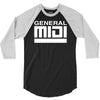general midi retro 3/4 Sleeve Shirt