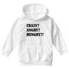 crazy angry hungry Youth Hoodie