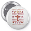 shiny sweater Pin-back button