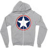 star us america  independence Zipper Hoodie