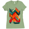 bike ride Ladies Fitted T-Shirt