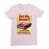 sell midget ideal christmas gift or present Ladies Fitted T-Shirt