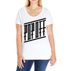 pop off street Ladies Curvy T-Shirt